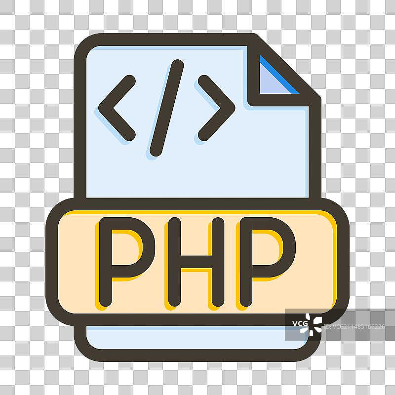 PHP粗线填充个人颜色图标图片素材