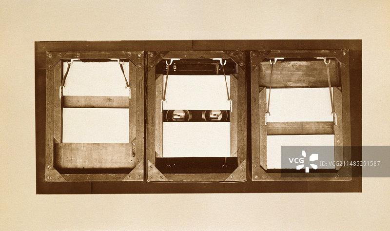迈布里奇运动研究百叶窗，19世纪70年代图片素材