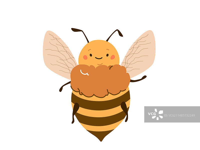蜜蜂蜂蜜可爱的卡通蜜蜂图片素材