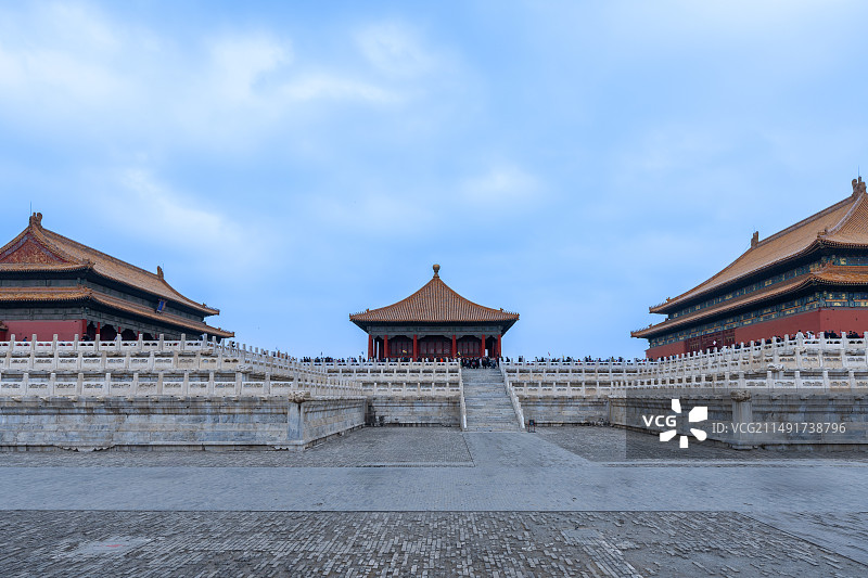 北京故宫博物院海棠花龙狮子古建筑 博物馆 历史世界遗产旅游中国风图片素材