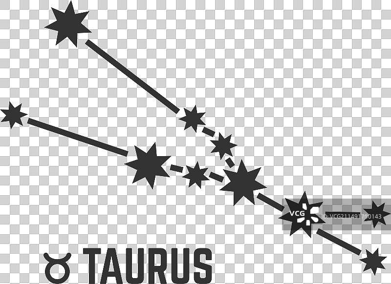 金牛座的星座是黑色占星术图片素材