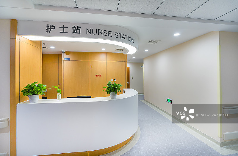 医院病房护士站图片素材