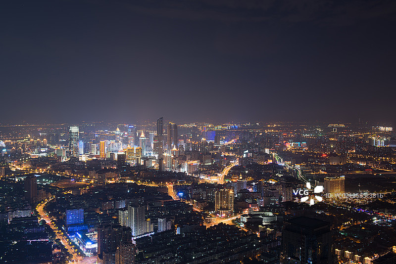 现代都市夜景图片素材