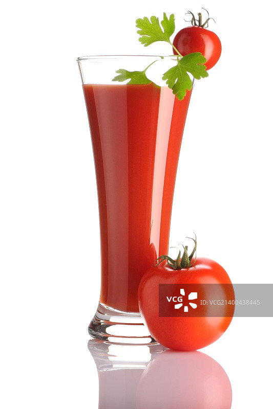 蕃茄汁孤立在白色图片素材