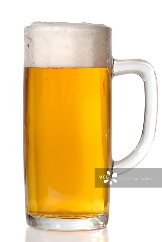 啤酒杯孤立白色图片素材