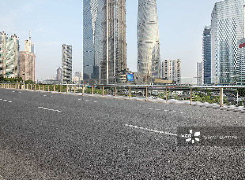 上海陆家嘴高架桥公路图片素材