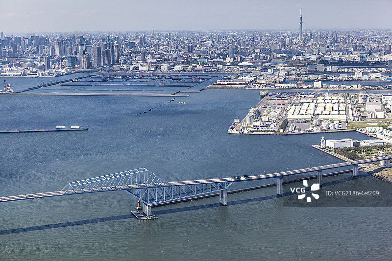 俯瞰日本东京图片素材