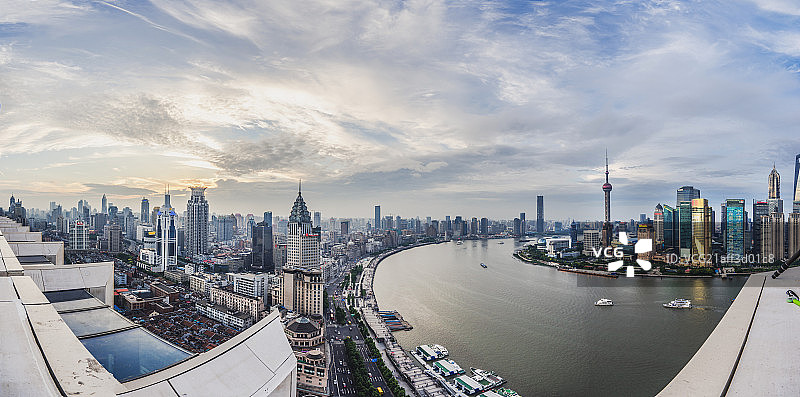 上海外滩日落图片素材