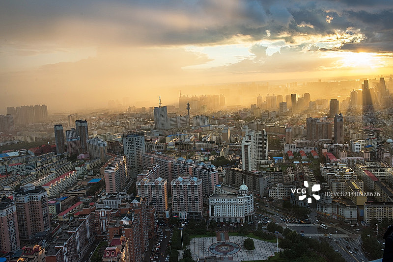 黑龙江省哈尔滨城市建筑图片素材