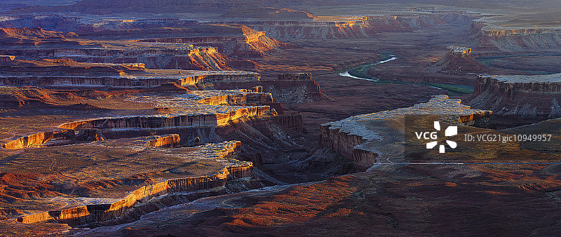 科罗拉多河，峡谷地国家公园，犹他州，美国图片素材