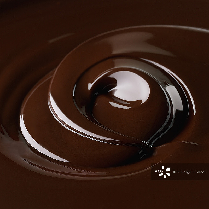 巧克力漩涡图片素材