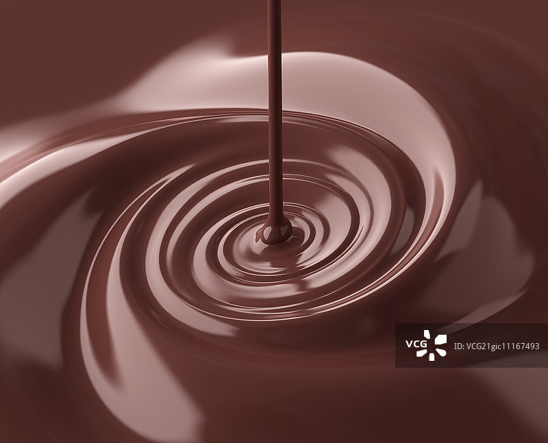 液体巧克力漩涡图片素材
