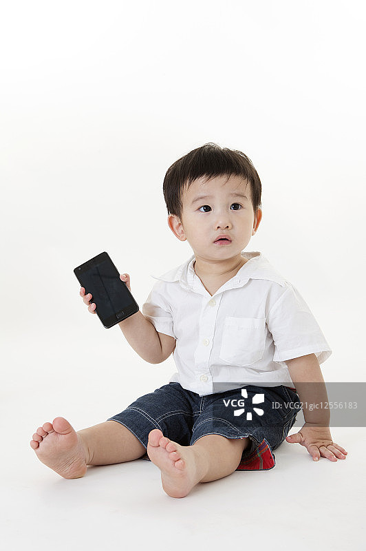 手机,男婴儿图片素材