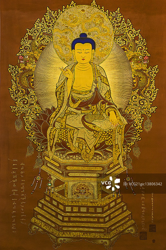佛教壁画图片素材