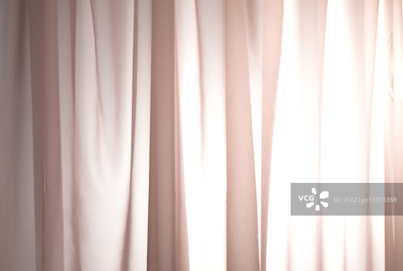 粉红色的窗帘图片素材