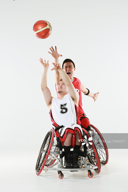 轮椅篮球运动员图片素材