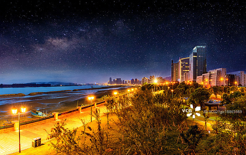 福州城市夜景风光图片素材