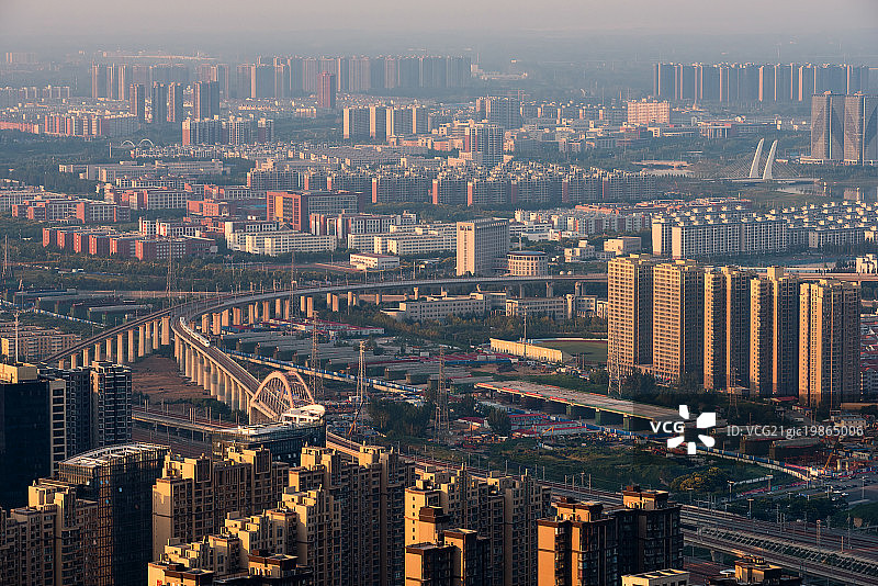 郑州新区城市风光图片素材