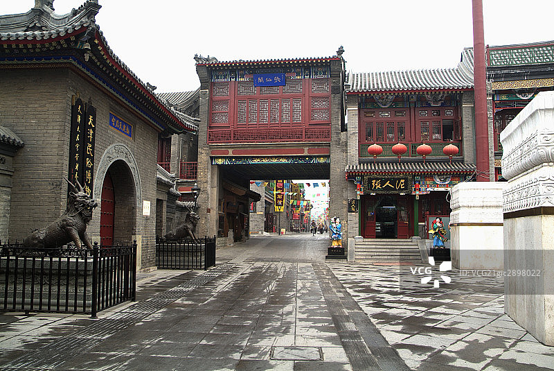 中国天津古文化街图片素材