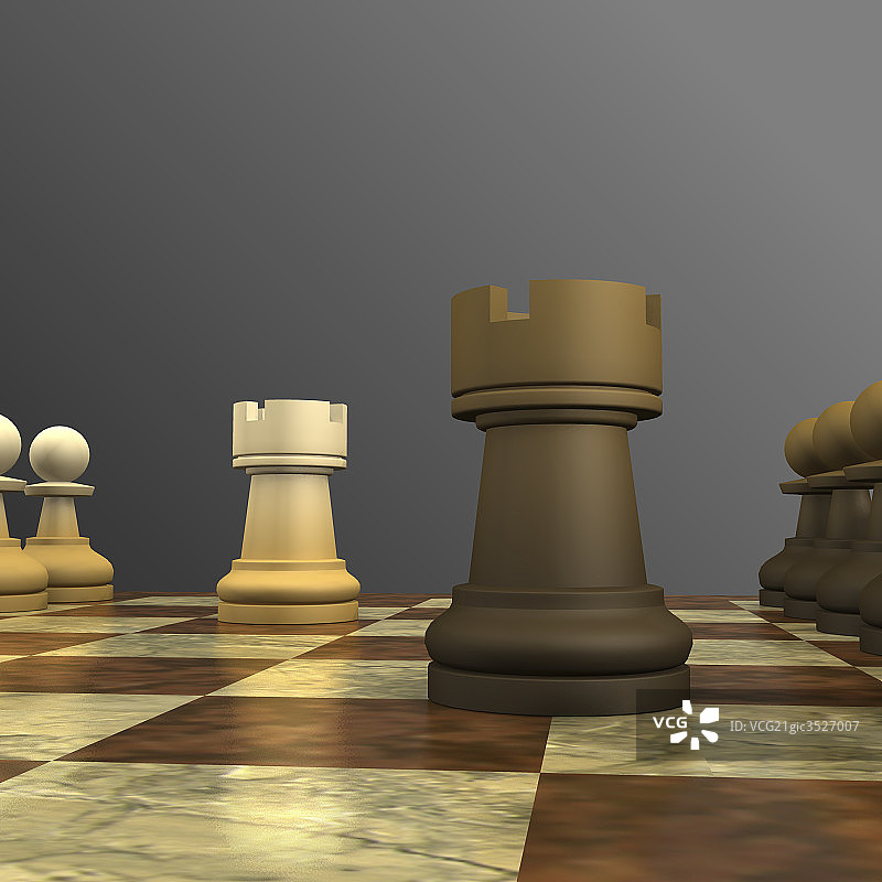 3D国际象棋系列图片素材
