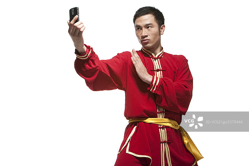 中国武术和手机图片素材