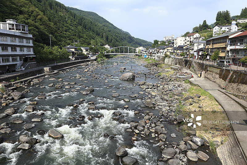 Kusu River, Hita, Oita，日本图片素材