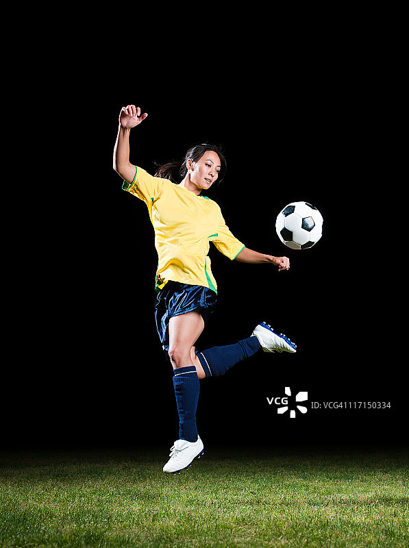 女子足球图片素材