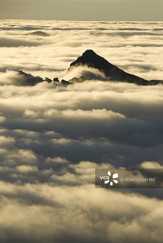 山雾，西南国家公园，塔斯马尼亚，澳大利亚图片素材