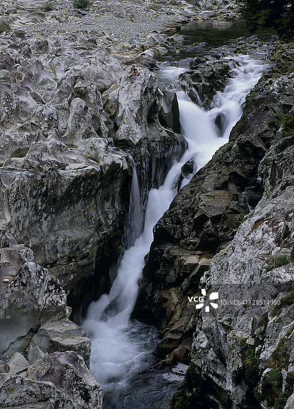 Takinohai Waterfall, Kozagawa, Higashimuro, Wakayama，日本图片素材