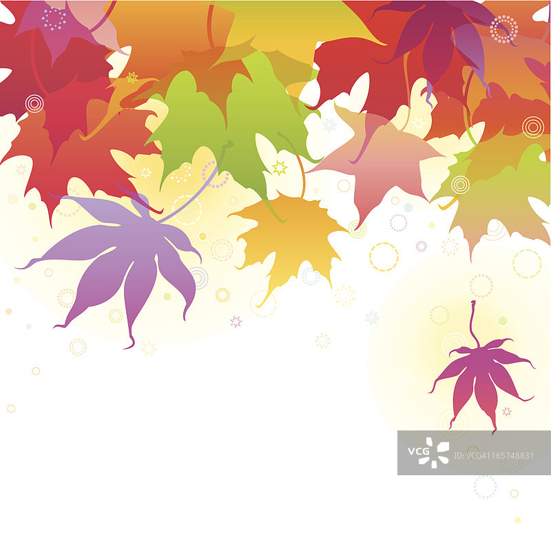 秋叶背景图片素材