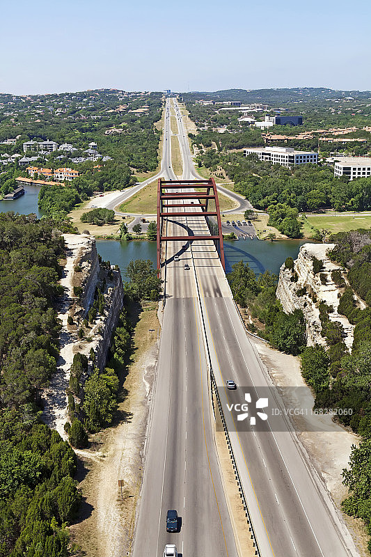 德克萨斯州奥斯汀360桥架空图片素材