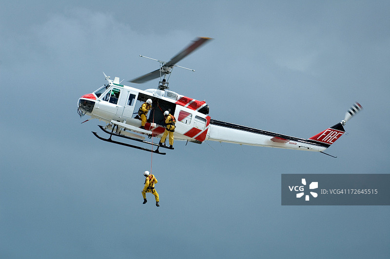 直升飞机救援系列图片素材
