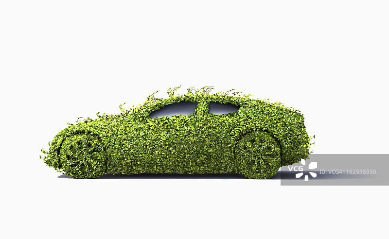 被植物覆盖的汽车图片素材