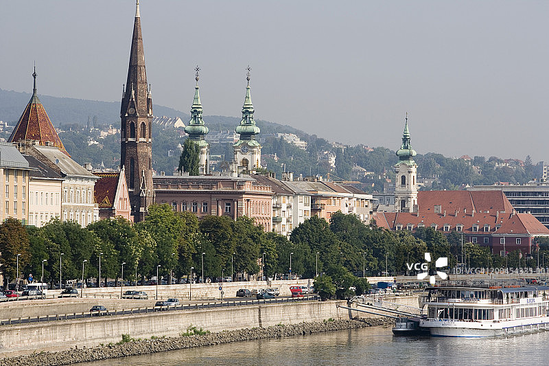 匈牙利，布达佩斯，多瑙河图片素材