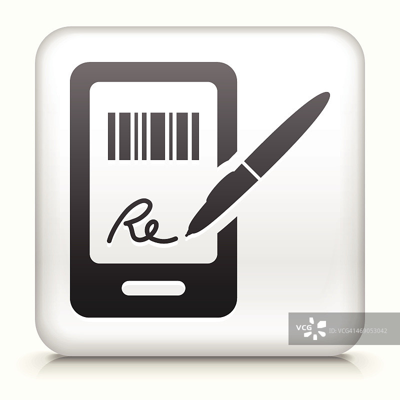 版权免费矢量图标按钮与签署购买图标图片素材
