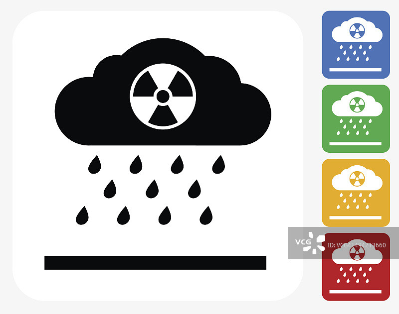 核雨图标平面图形设计图片素材