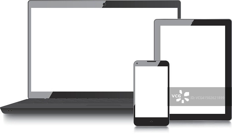 Laptop-tablet-mobile电话图片素材