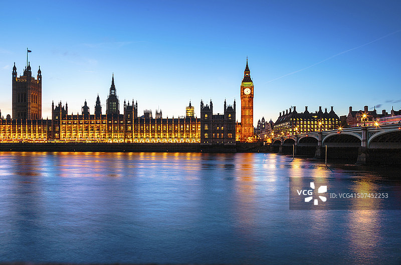 英国伦敦的议会图片素材