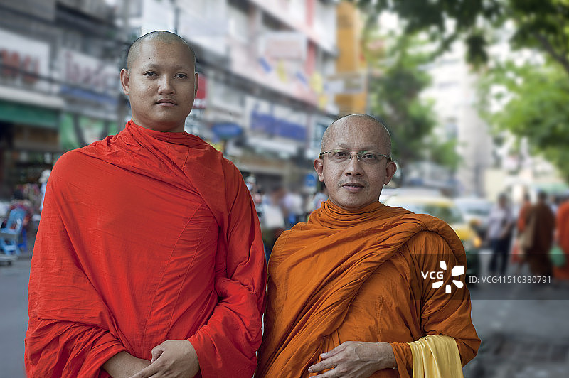 僧侣在曼谷图片素材