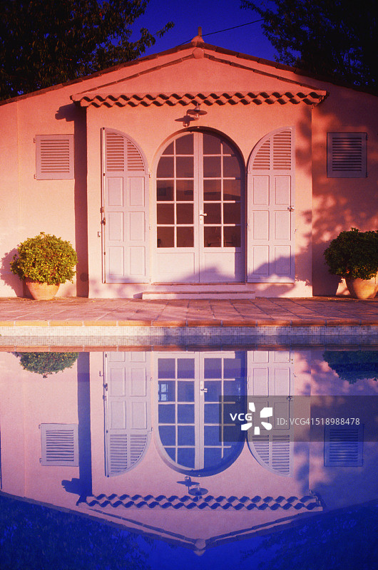House Pool，普罗旺斯，法国图片素材