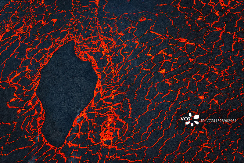冰岛Bardarbunga火山喷发，Holuhraun图片素材