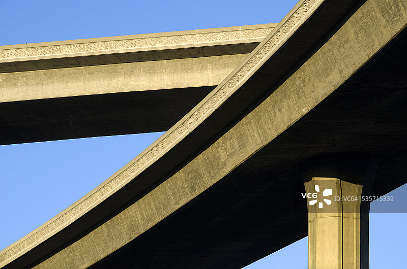 洛杉矶高速公路结构图片素材