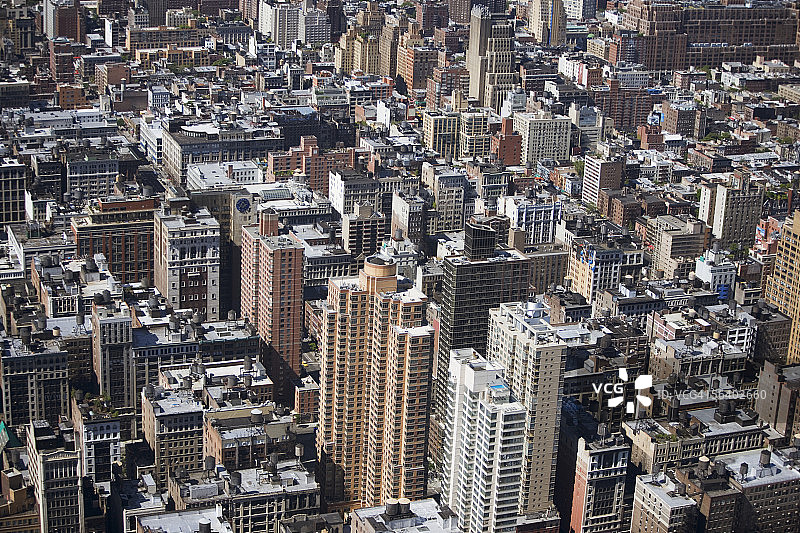 鸟瞰图纽约市，纽约，美国图片素材