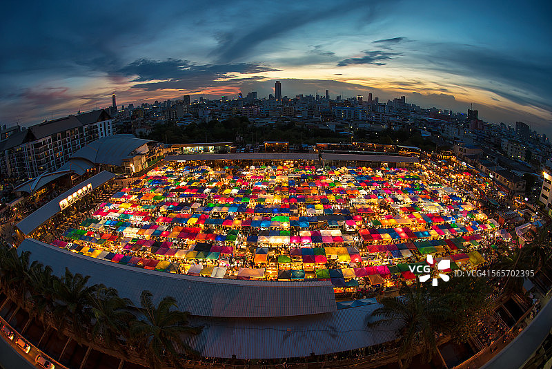 街头市场:泰国曼谷图片素材