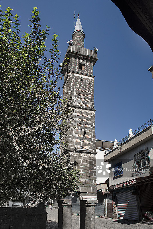 四脚尖塔清真寺，老迪亚巴克尔，土耳其图片素材