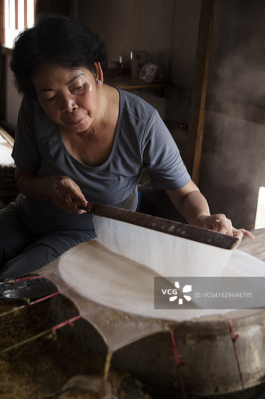 越南蔡贝的稻田制作食物图片素材