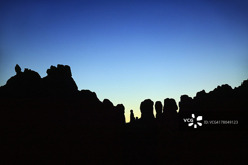拱门国家公园的岩层图片素材