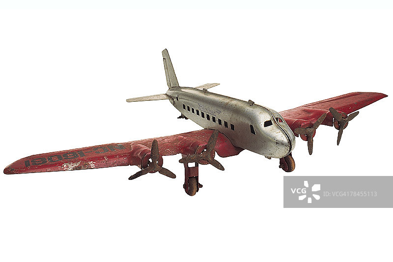 古董玩具飞机图片素材