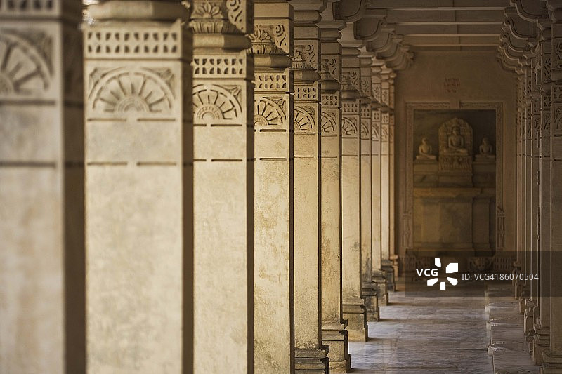 印度古吉拉特邦Palitana耆那教寺庙图片素材