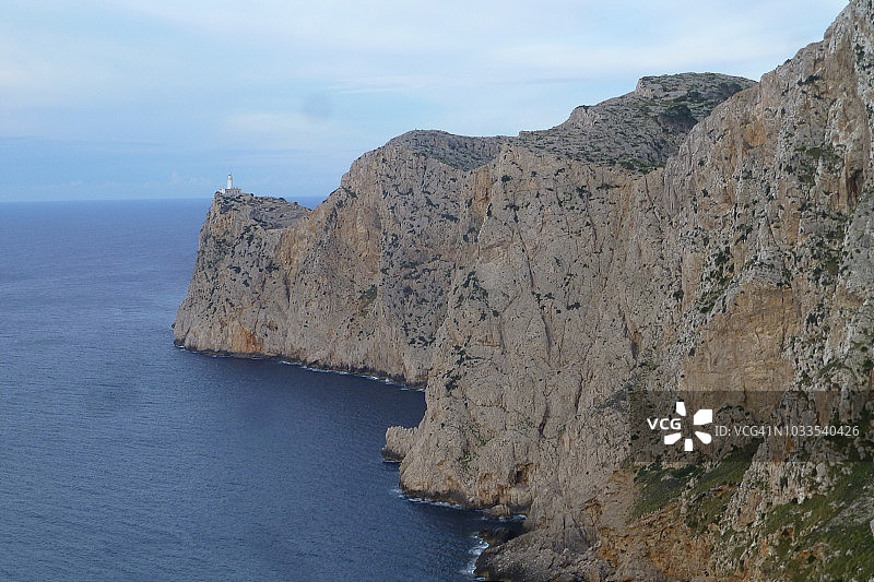 Formentor。位于马略卡岛海岸的海角。巴利阿里群岛-西班牙图片素材